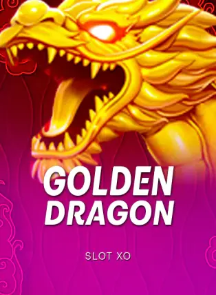 ปกเกม Golden Dragon หัวมังกรทองกำลังอ้าปาก