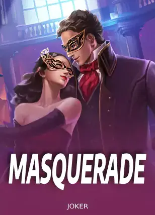 ปกเกม Masquerade ชายหญิงสวมหน้ากากแฟนซีในงานเลี้ยง